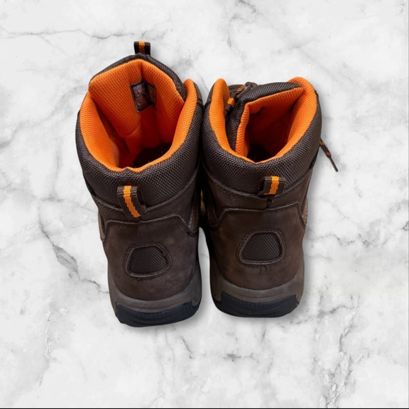 DREW Women's Glacier Brown Orange Hiking Boots Waterproof Lightweight Size 7.5WW - Picture 5 of 15